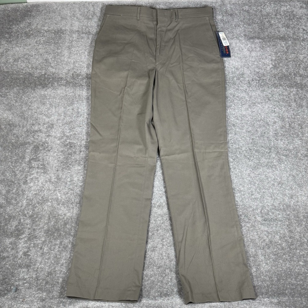 McGregor Pants Mens 38x34 Gray Straight Leg Flat Front Dress Collector's Edition
